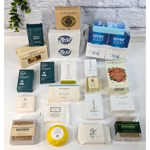 LOT 23🤩Vtg Luxury Bar Soaps Crabtree Evelyn L'Occitane Acqua Pier1 Yardley Acca